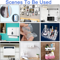 Double Sided Self Adhesive Wall Hooks Heavy Duty Sticky Hooks