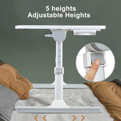 Adjustable Bed Laptop Table - Foldable Lifting Desk for Laptop, Study, Reading, Working