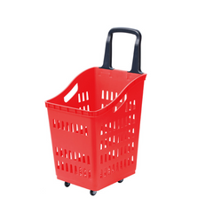 Supermarket Shopping Basket Trolley Cart with Wheels
