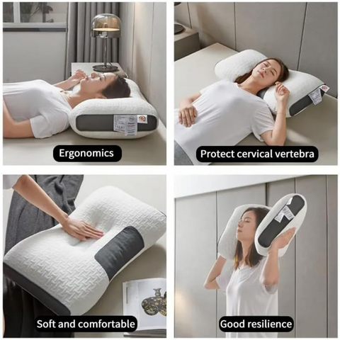 Orthopedic Ergonomic Pillow for Neck Pain Relief, Comfortable Sleep