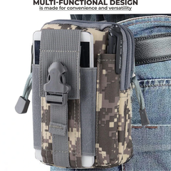 Tactical Waist Pouch with Survival Kit for Camping, Trekking and Outdoor