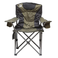 Foldable Camping Chair with Storage Pockets & Cup Holders (92x100CM)