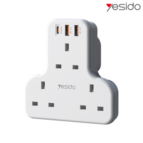 موزع طاقة ذكي مع شحن سريع USB PD QC - Yesido MC15