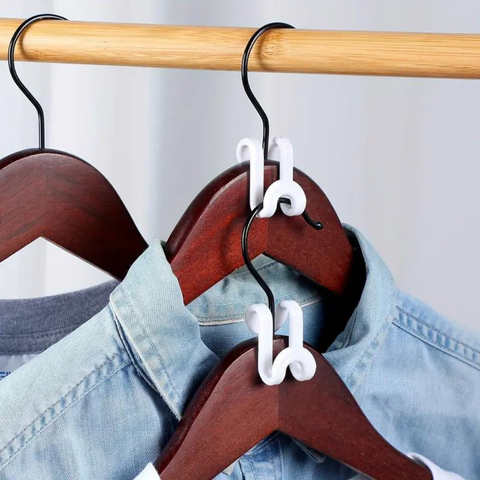 Space Saver Mini Clothes Hanger Connecting Hook (Pack Of 5 Pcs)