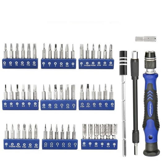 58 IN 1 Screwdriver Set, 54 Bits Magnetic Precision Screwdriver Tool Kit