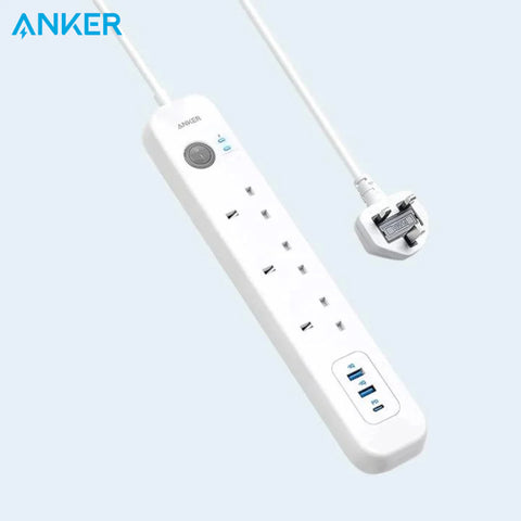 Anker PowerExtend 6 IN 1 Power Strip - WHITE A9136K21