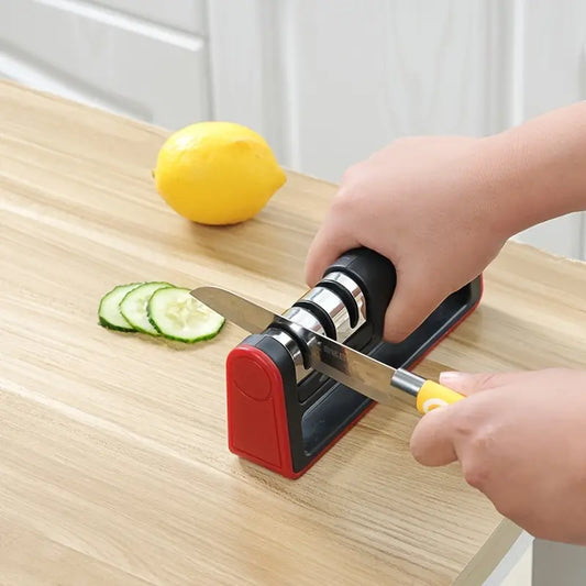 Portable Knife Sharpener with Comfortable Grip
