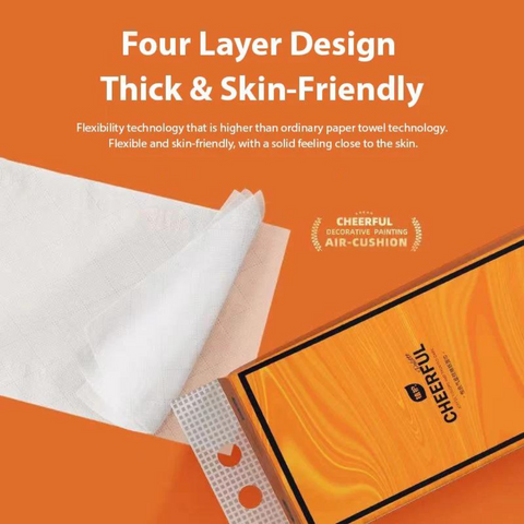 4x Ply Extra Thick Tissue Paper, Soft & Skin-Friendly Tissues (Pack of 4 Bags)