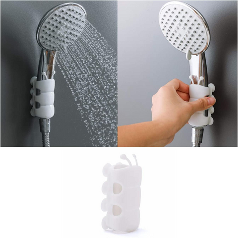 Wall Mount Silicone Suction Cup Shower Arm Holder