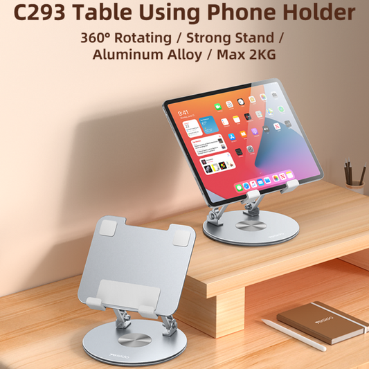 360° Rotation Aluminium Alloy Tablet Holder Stand  - Yesido C293