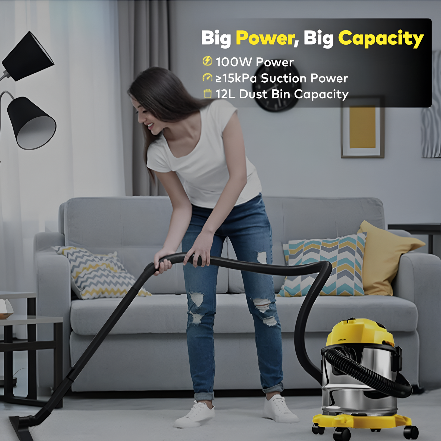 Green Lion 12 Liter 1000W Ultra 3 IN 1 Vacuum Cleaner