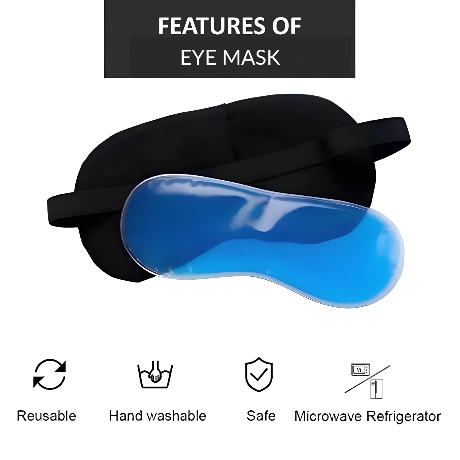 Eye Mask with Cooling Gel Pack