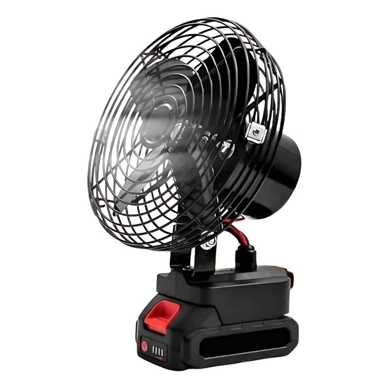 Super Power Portable Rechargeable Desk Fan with Dual Replaceable Battery