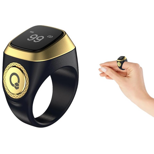 iQibla Zikr Ring - Smart Tasbih Tally Counter Ring