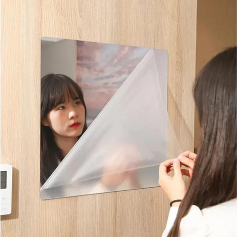 High Definition Self Adhesive DIY Acrylic Glass Wall Mirror