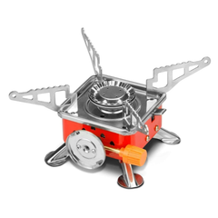 Portable Mini Folding Card Type Gas Stove for Camping and Picnic
