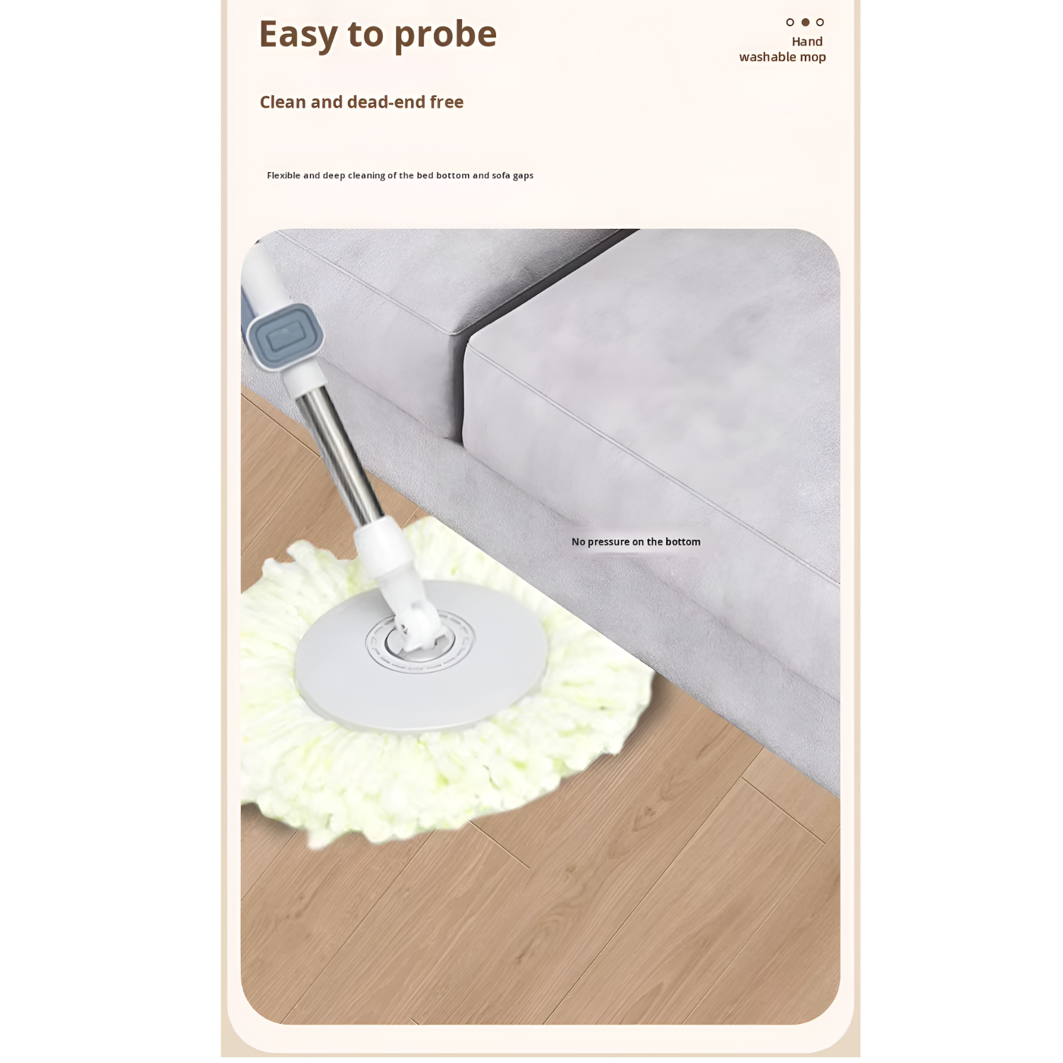 Mop Maestro 360° Magic Spin Mop with Rotary Bucket for Easy Floor Cleaning