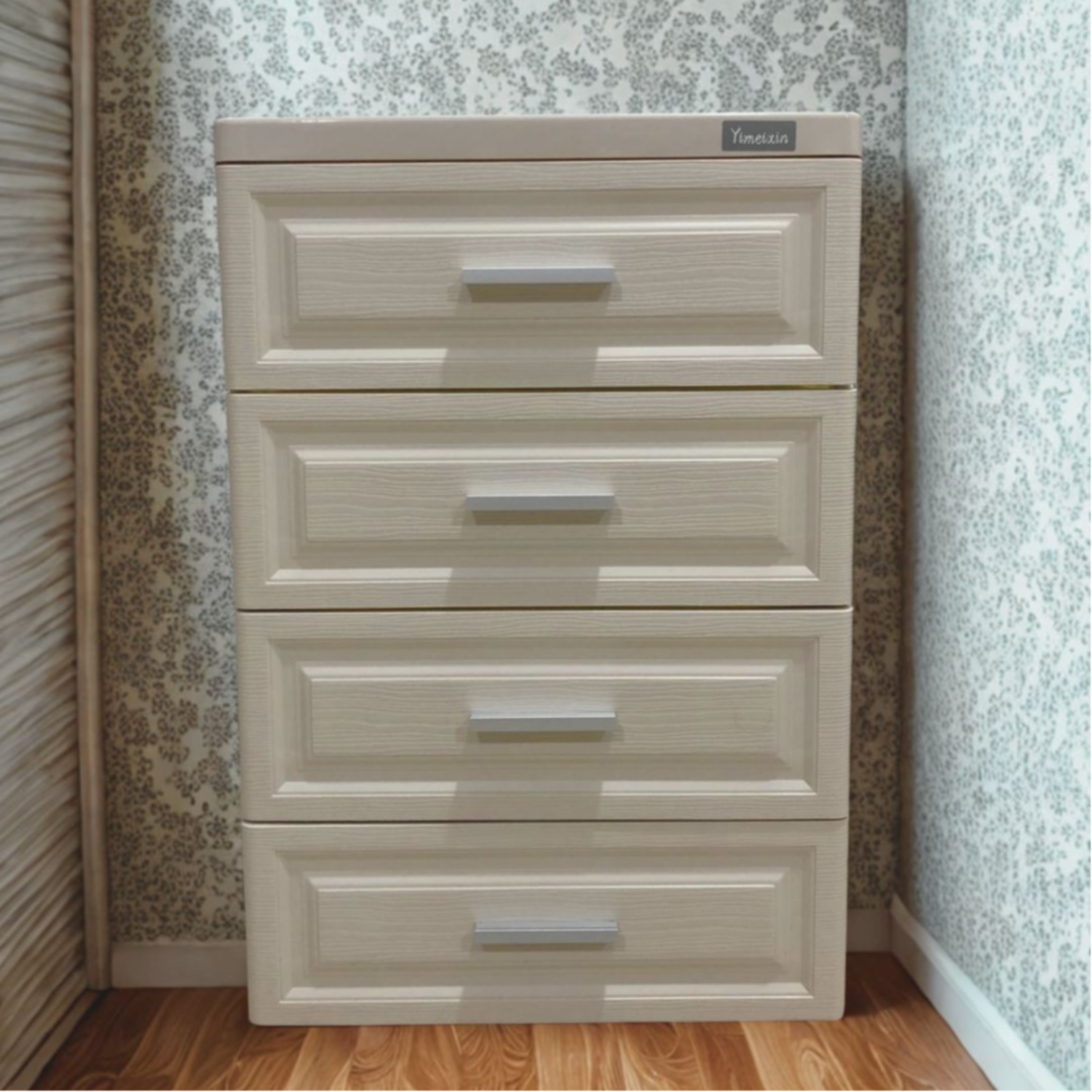 4 Drawers Plastic Storage Organizer Cabinet Shelf