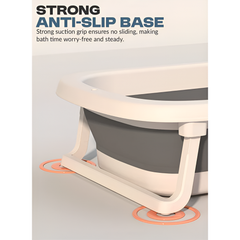 5 IN 1 Folding Baby Bathtub Set with Washbasin, Bucket and Water Ladle
