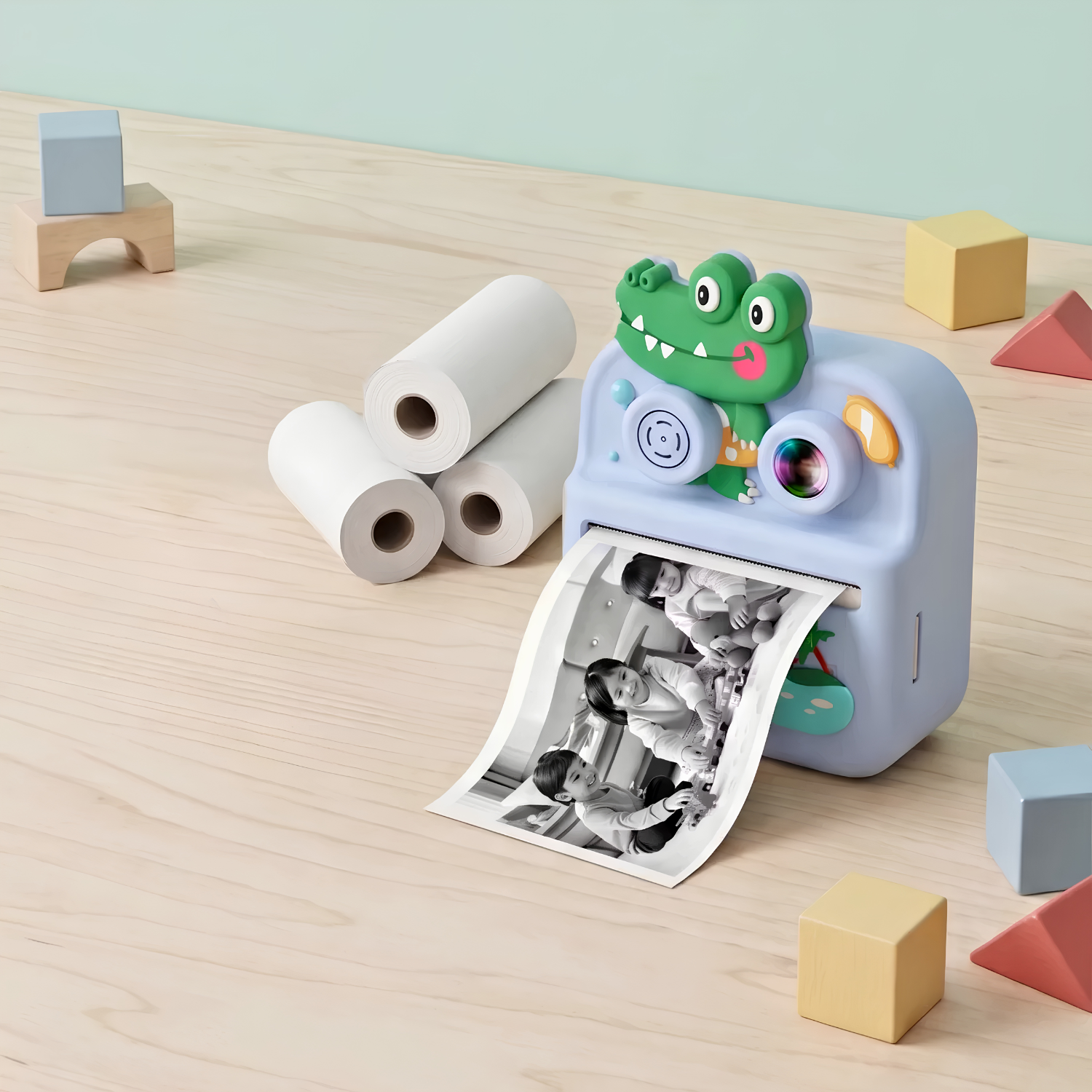 Green Lion Thermal Paper Roll for Instant Camera – 3 Rolls Set