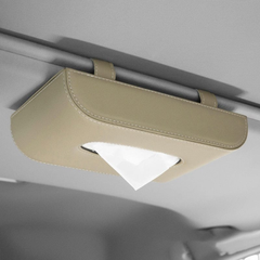 Leather Tissue Dispenser for Car Sun Visor