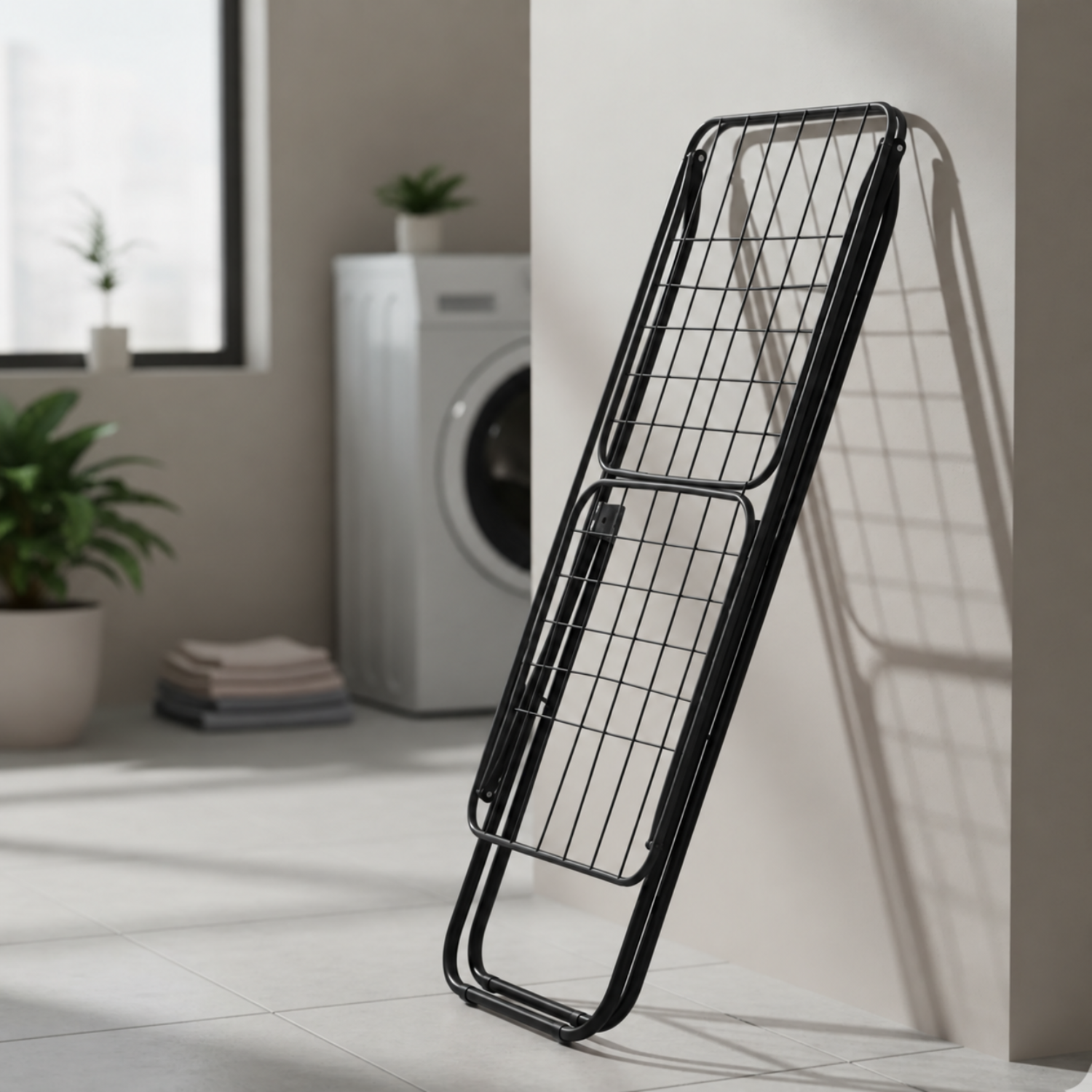 X-Leg Folding Clothes Drying Rack, Outdoor Stainless Steel Clothes Airer