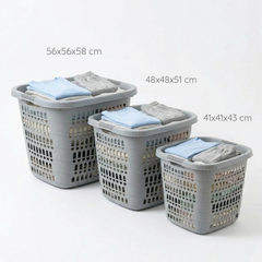 Multipurpose Household Breathable Laundry and Clothes Storage Basket with Handle