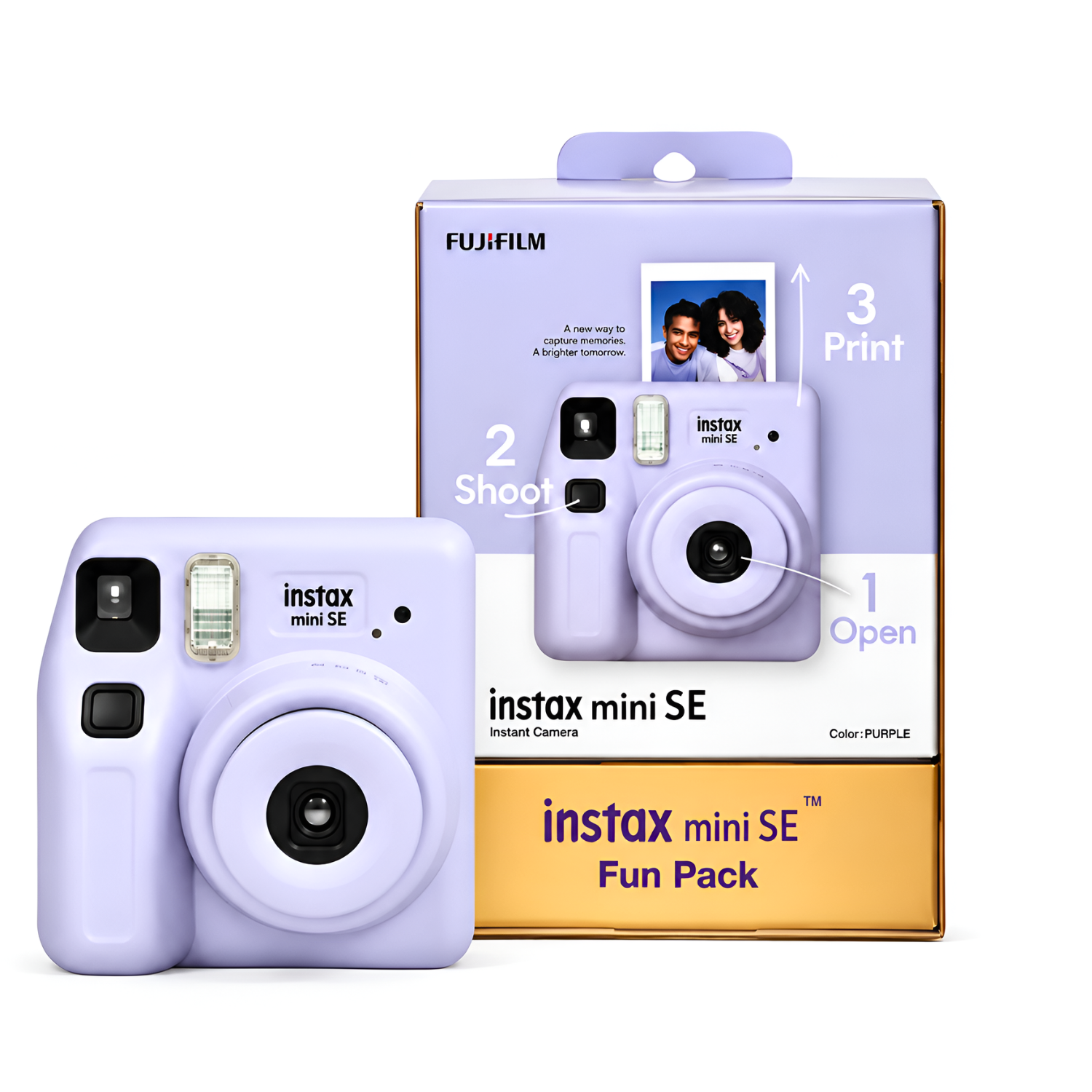 Fujifilm Instax Mini SE Instant Camera Purple