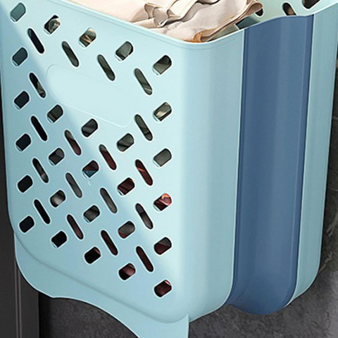 Wall Mounted Collapsible Space Saving Laundry Basket