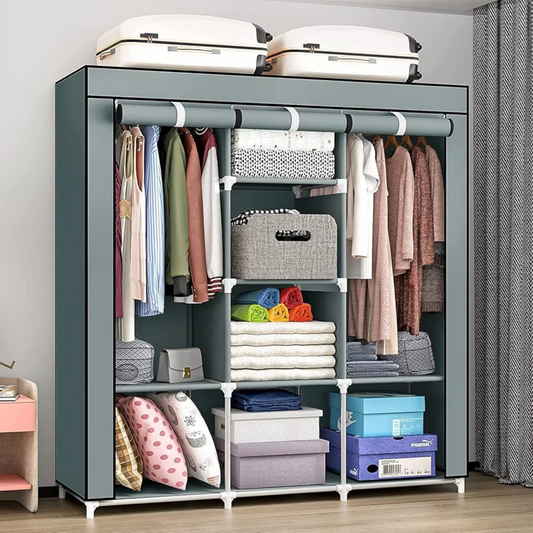 3 Column Wardrobe Storage Cabinet