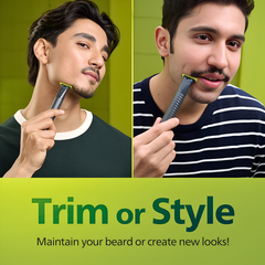 Philips OneBlade QP1424/10, Hybrid Beard Trimmer and Shaver