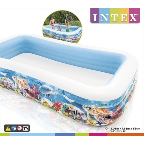 INTEX Family Swimming Pool 305 x 183 x 56 cm