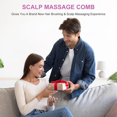 Wireless USB Rechargeable Scalp Massager Comb with Oil Applicator