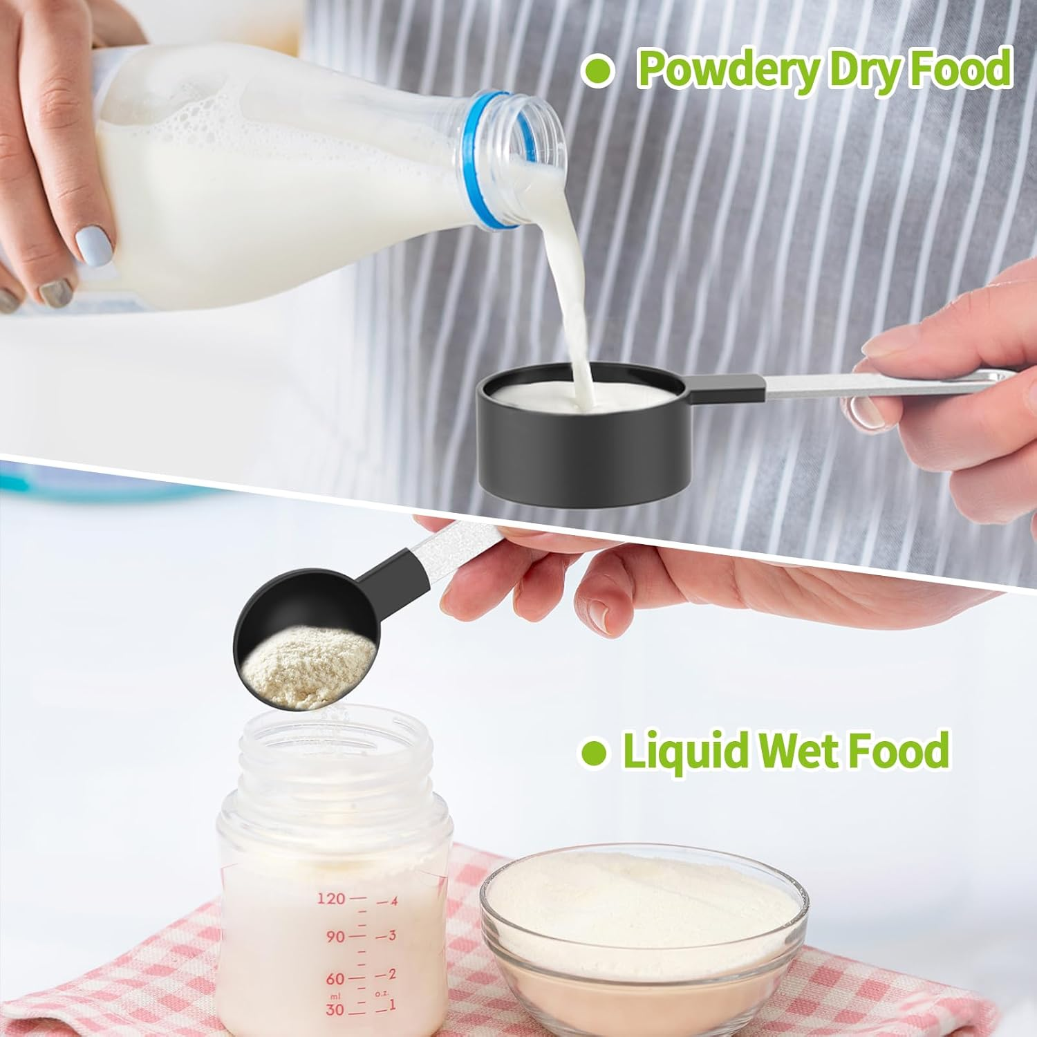 Measuring Cups and Spoons Set, Kitchen Baking Tools, Cake Making Accessories