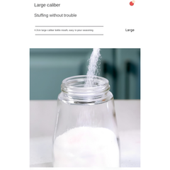 Salt and Pepper Dispenser for Kitchen, with Precise 0.5g Push Dispenser