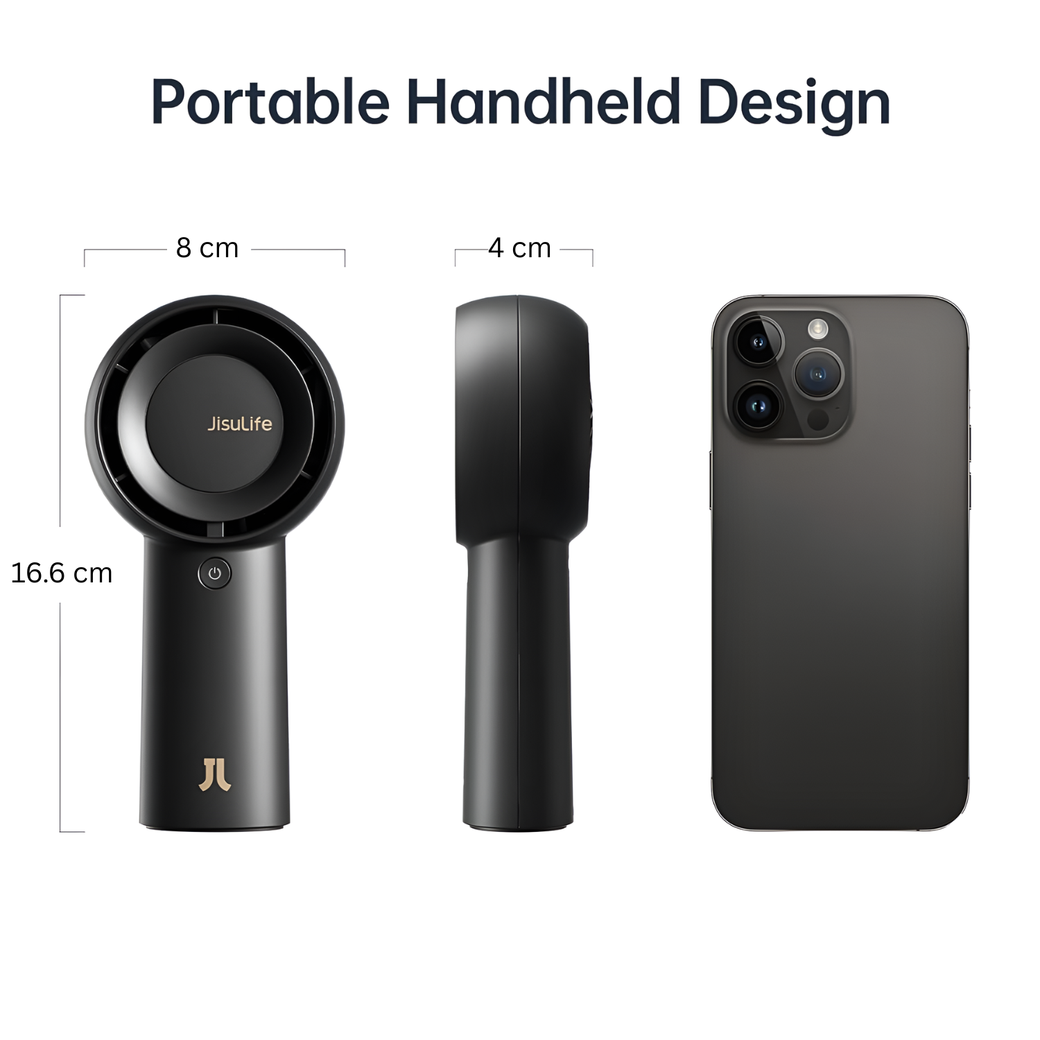 JISULIFE Handheld Fan Life5 Plus (Black)