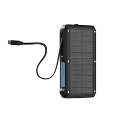 Powerology 20000mAh Solar Wireless Charging Power Bank