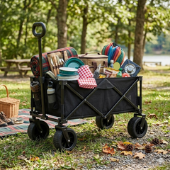 Heavy Duty Folding Wagon Trolley 150Kg Load Capacity SAHTA01