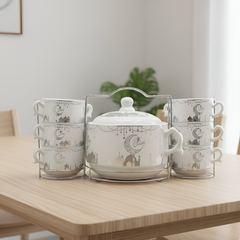 15 Pcs Ramadan Special Soup Set with Stand