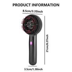 Wireless USB Rechargeable Scalp Massager Comb with Oil Applicator
