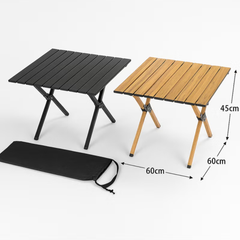 Folding Outdoor Camping Table 60 x 60 x 45 cm