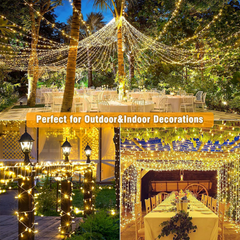 50 Meter LED String Decor Light with Modes for Wedding and Home Decoration
