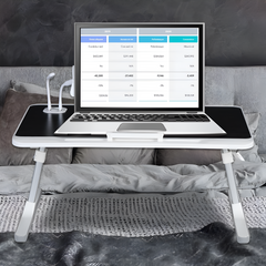 Adjustable Bed Laptop Table - Foldable Lifting Desk for Laptop, Study, Reading, Working