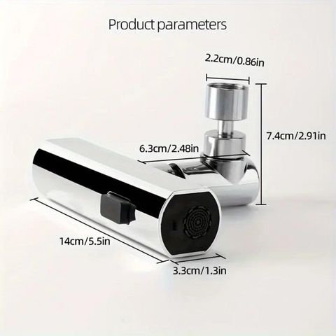 Multi-function Faucet Adapter, 3 Modes Washbasin Sink Shower Faucet