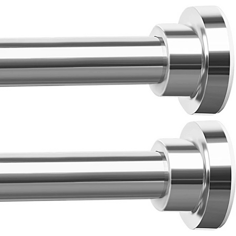 Extendable Tension Rod for Curtain - Curtain Pole, Adjustable Wardrobe Rail