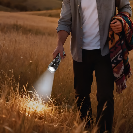 Green Lion Hunter Portable LED Torch Flashlight