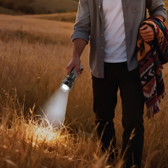 Green Lion Hunter Portable LED Torch Flashlight