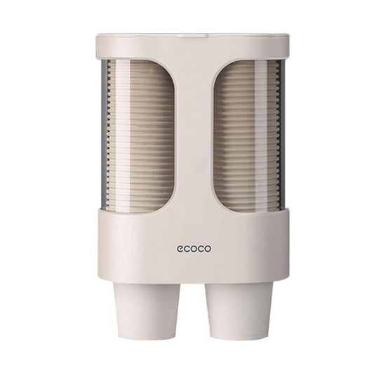 Ecoco Wall Mounted Disposable Paper Cup Dispenser