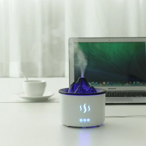 Volcano Flame Aromatherapy Diffuser Humidifier