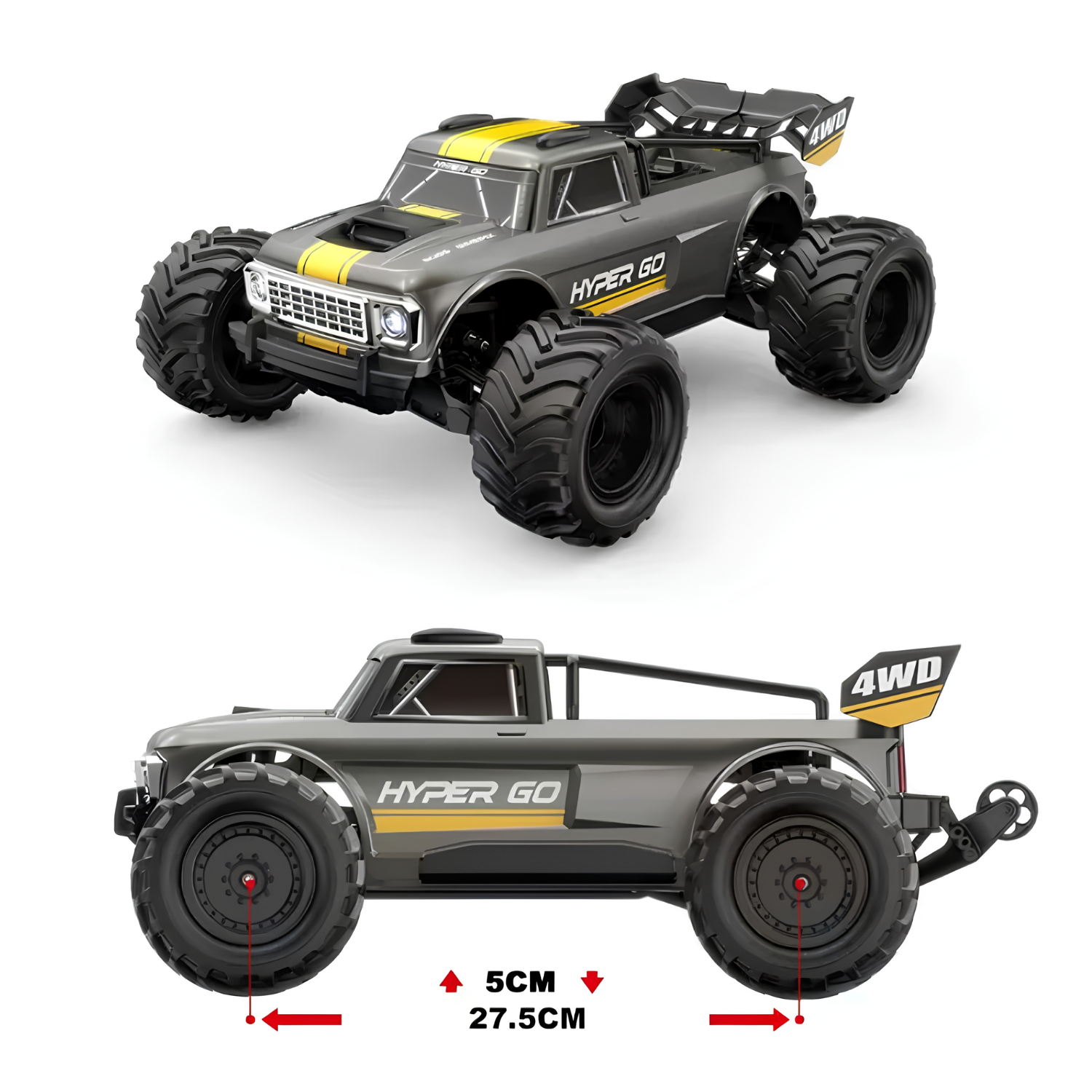 MJX Hyper Go 10210 1:10 2.4GHz 4WD Brushless High Speed Off Road RC Monster Truck